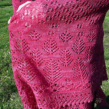 Whispering Pines Triangle Shawl