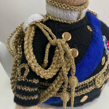 King Charles Coronation Military Uniform Tea Cosy