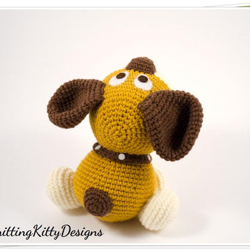 Amigurumi Brown Puppy Dog