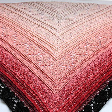 Bumpy road to love shawl