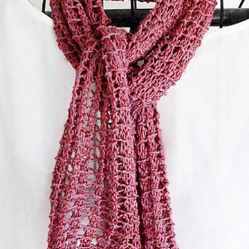 Loki's Net Knit Mesh Lace Scarf