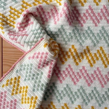 Chevron Tiles Blanket