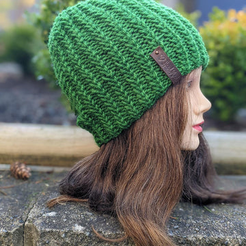 Evergreen knit hat