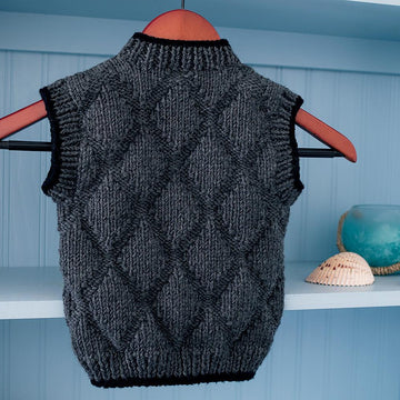 Hebden Gilet Jacket Knitting Pattern
