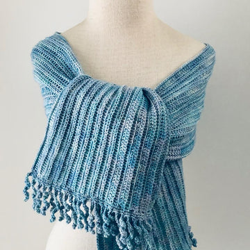 Contemporary Ribbed Scarf
