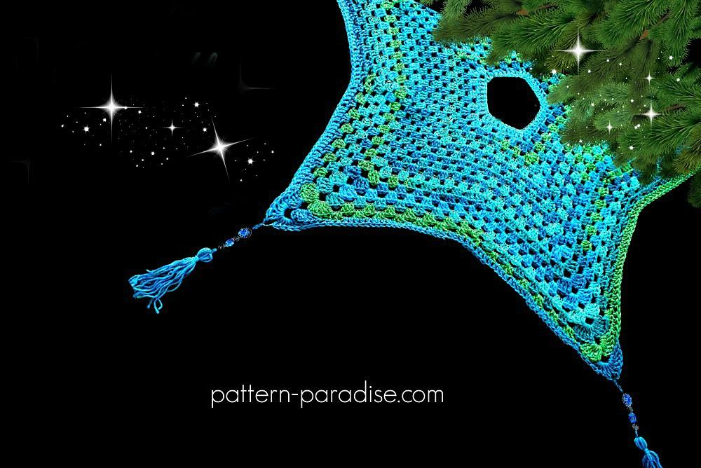 Starlight Christmas Tree Skirt