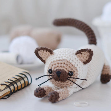 Siamese Kitten Crochet Pattern