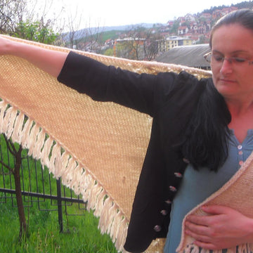 Shawl fish bone