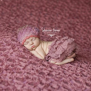 #45 Tiny flowers beanie