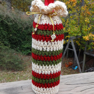 Perfect Wine Bottle Crochet Gift Bag