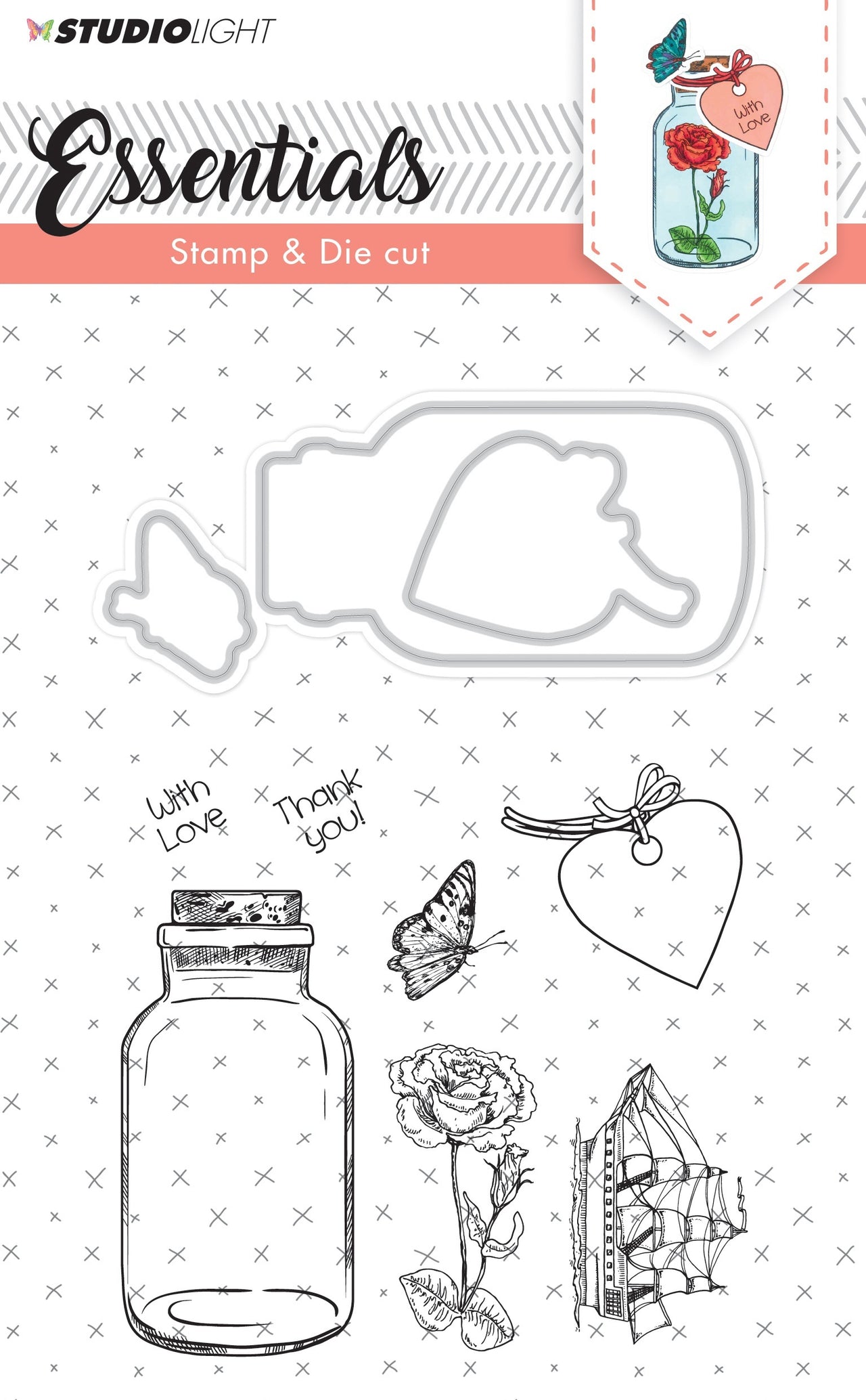 Studio Light Essentials Stamp & Die Set - 546186