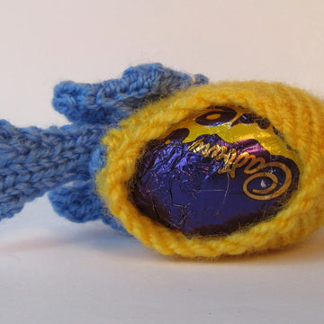 Blue Tit Bird Creme Egg Chocolate Cover