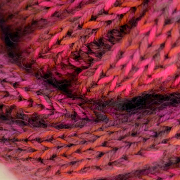Five By Five Ribbed and Looped Infinity Cowl in SweetGeorgia Cashluxe Fine and Silk Mist - Downloadable PDF