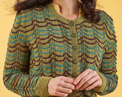 Peacock Tail Lace Cardigan
