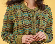 Peacock Tail Lace Cardigan