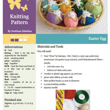 185 Easter egg decor