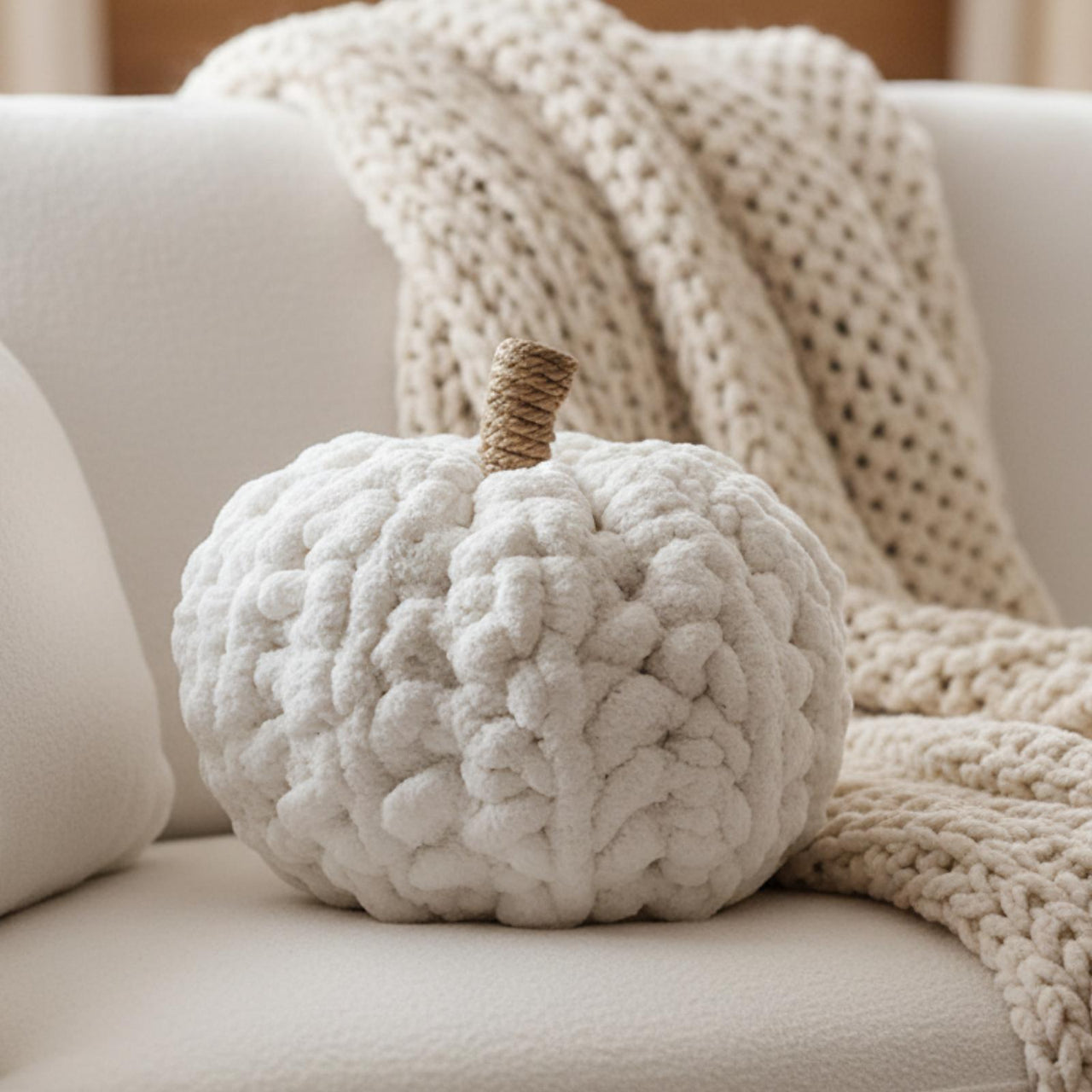 Chunky Pumpkin Pillow