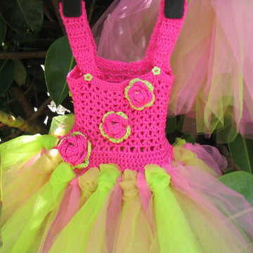 Sweet Briar Rose crochet tutu dress