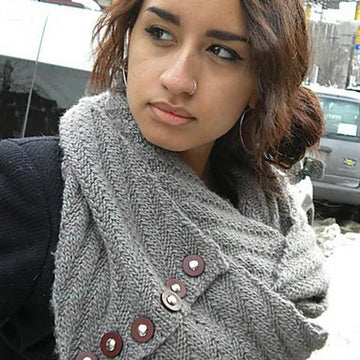 Barely a Pattern Infinity Scarf