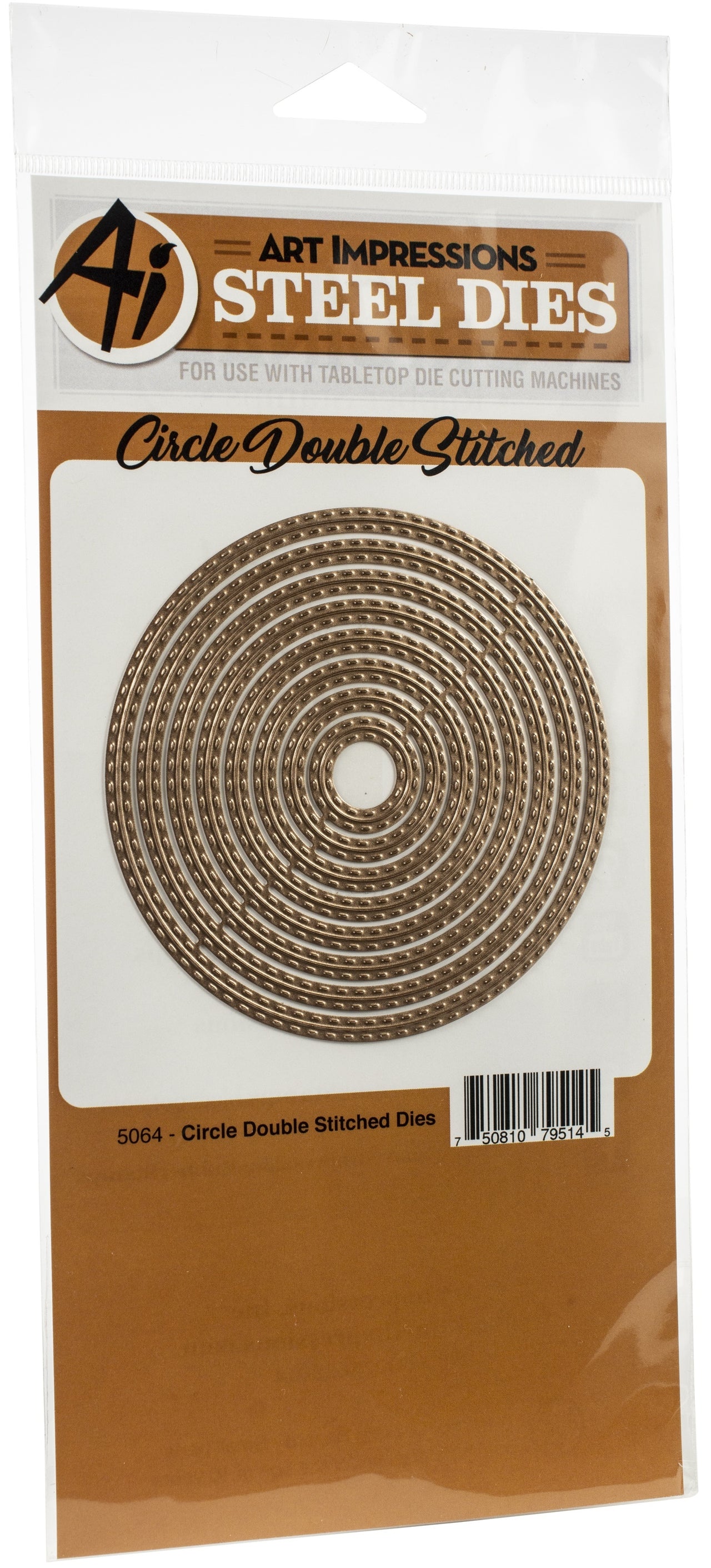 Art Impressions Die - Circle Double Stitched