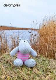 Henrietta the Hippopotamus in Deramores Studio DK Acrylic - Downloadable PDF