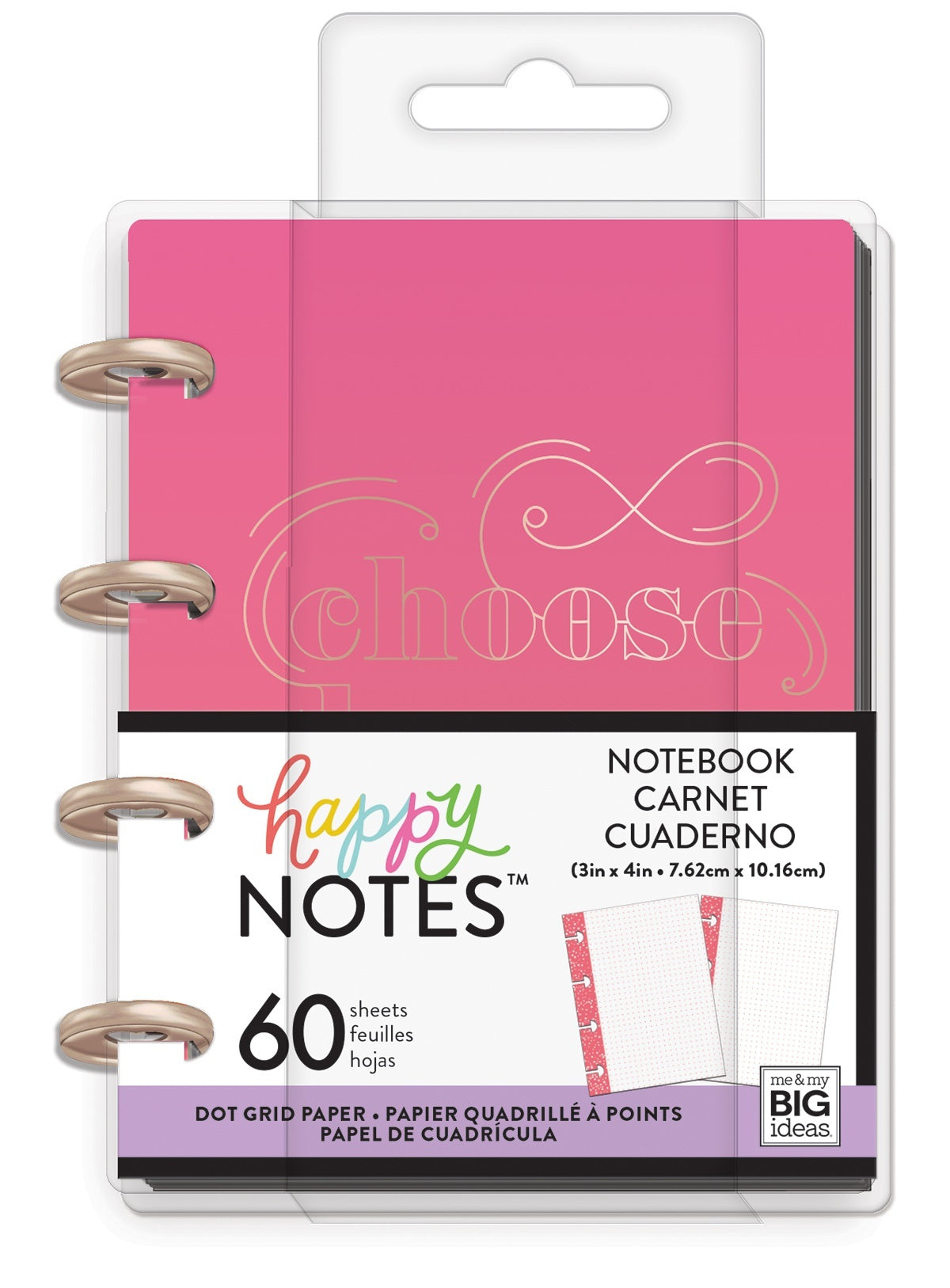 Happy Planner Micro Memo Book W/60 Sheets - Choose Happy