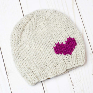 Little Heart Beanie Hat