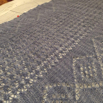 Web of Diamonds Lace Scarf