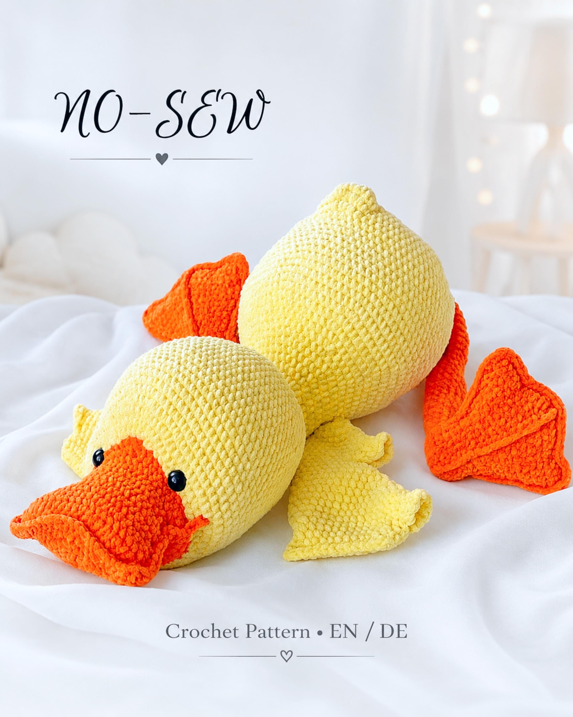 Big Duckling pillow pet