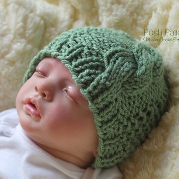Textured Cables Hat Knitting Pattern 369
