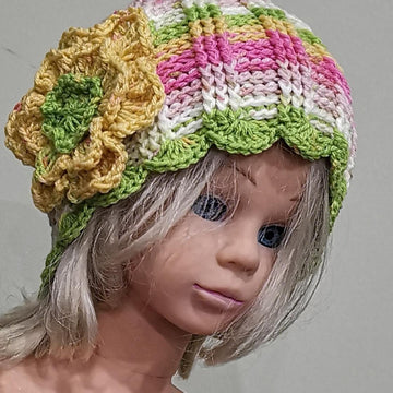 Vintage Look Flower Girl Hat