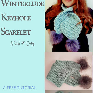 Winterlude Keyhole Scarflet: Thick & Cosy