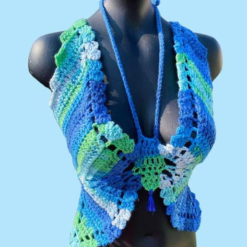 Butterfly Crochet Top