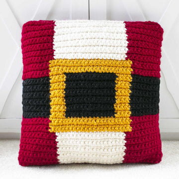 Santa Belt Christmas Pillow