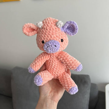 Chubby highland cow crochet pattern