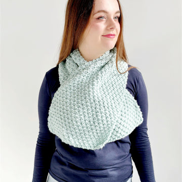 'Glacier Blue' Scarf