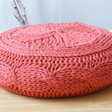 Cable Knit Footstool Cover fits Ikea's Alseda Footstool