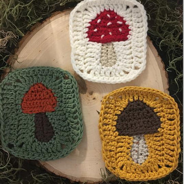 Mushroom Granny Almost Square