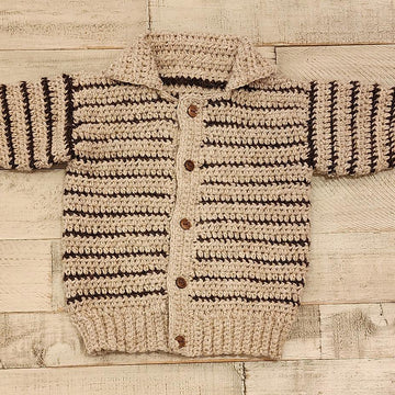 Boys' Pinstripe Sweater