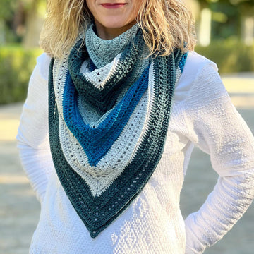 White Heather Shawl