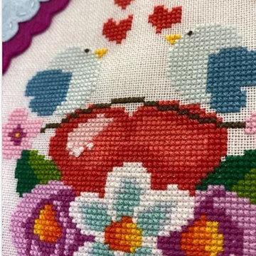 Luhu Stitches Tweet Hearts - Downloadable PDF
