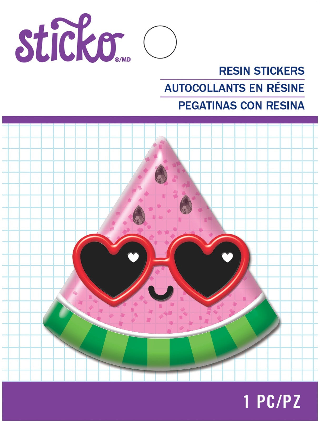 Sticko Resin Sticker - Watermelon
