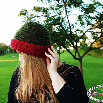 Reversible Textured Slouchy Beanie