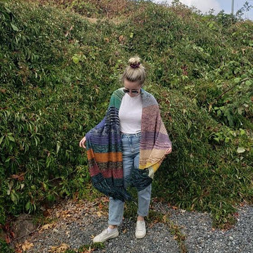 Dusk to Dawn Shawl