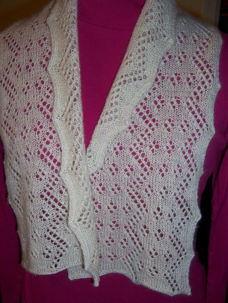 Snow on the Mountains Scarf