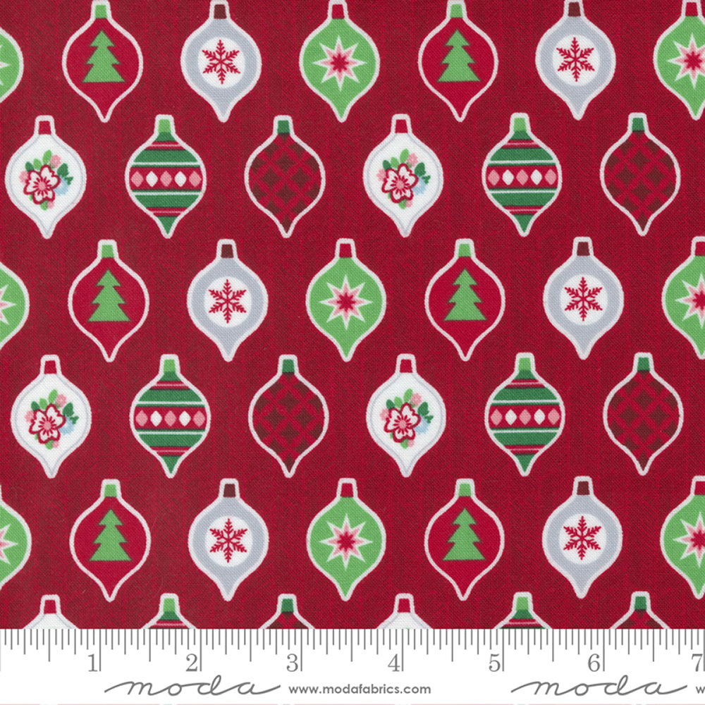 Moda Fabrics Candy Cane Lane - Cardinal