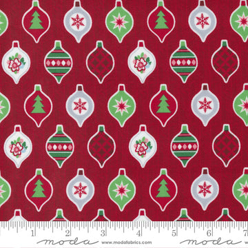 Moda Fabrics Candy Cane Lane - Cardinal