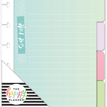 Happy Planner Sticky Notes 40/Pkg - Pastel, 5 Designs/8 Each