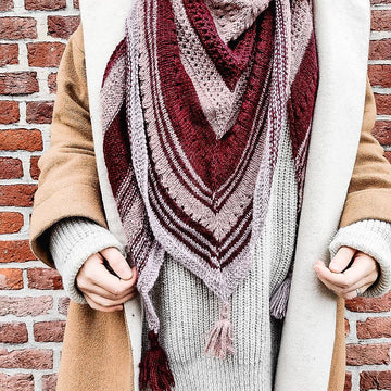 Dried Lavender Shawl