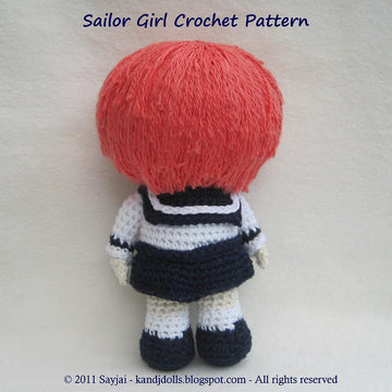 Sailor Girl - PDF Amigurumi doll pattern